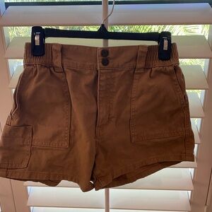 Women's Brown Casual Shorts